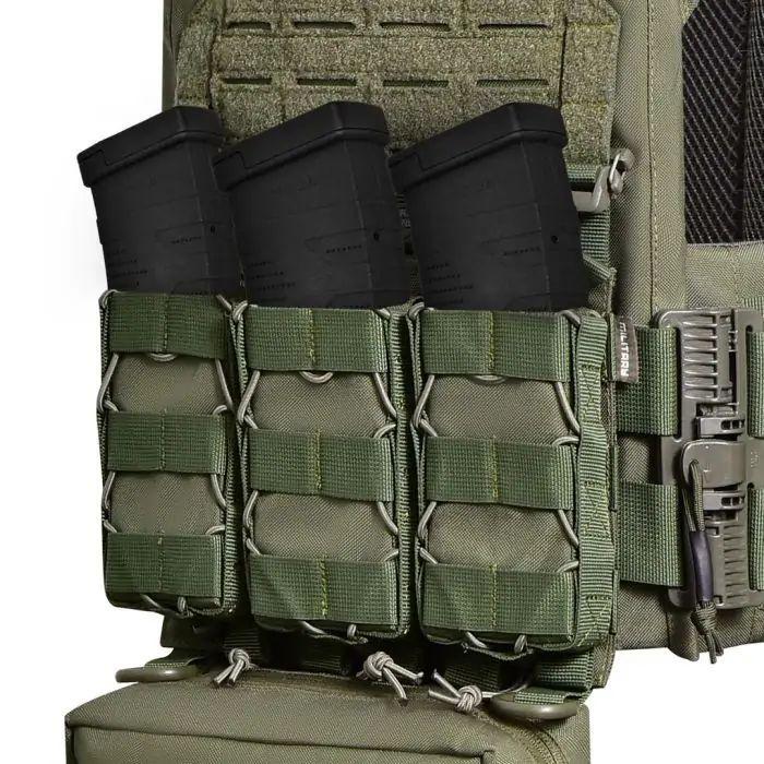 Комплект Плитоноска MPS М8 PRO 25*30 см + 9 підсумків Олива - Зображення 5