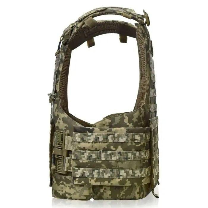Плитоноска L/XL MTF Doom M9 зі збільшеною площею захисту Піксель + Балістичні пакети 1 класу - Зображення 4