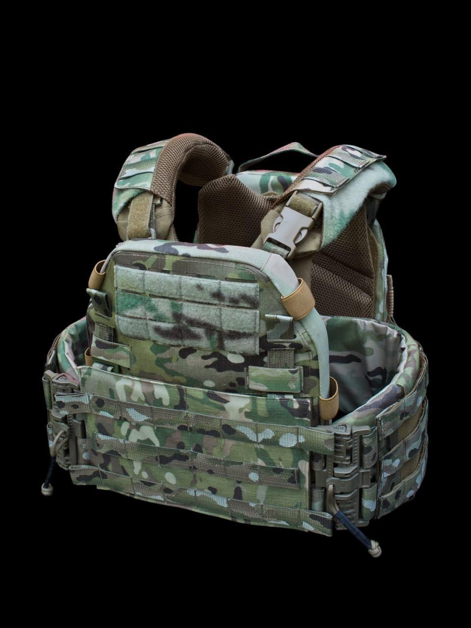 Плитоноска MODULE з Фастексом на плечі під плити 25х30 см та 24х32 см Multicam Original IRR