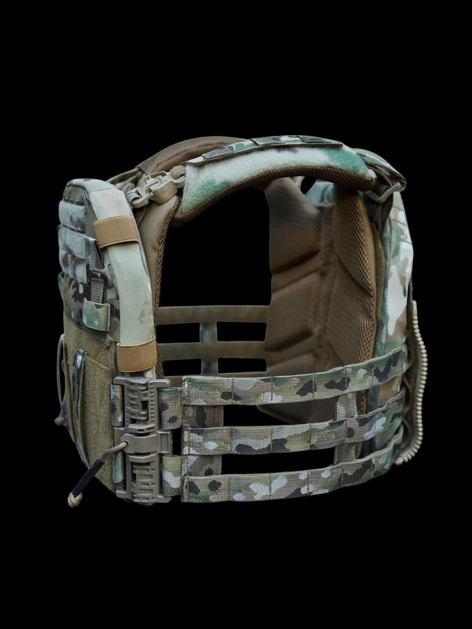 Плитоноска MODULE з Фастексом на плечі під плити 25х30 см та 24х32 см Multicam Original IRR - Зображення 4