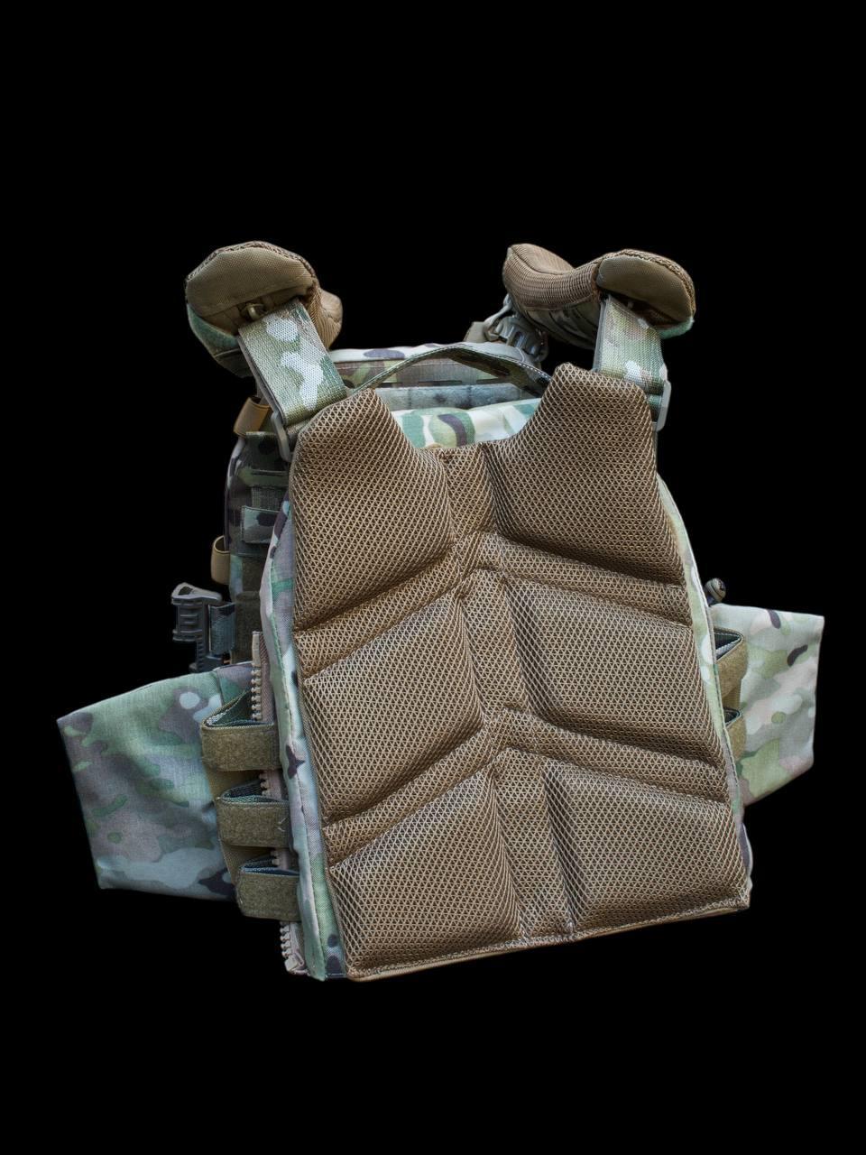 Плитоноска MODULE з Фастексом на плечі під плити 25х30 см та 24х32 см Multicam Original IRR - Зображення 6
