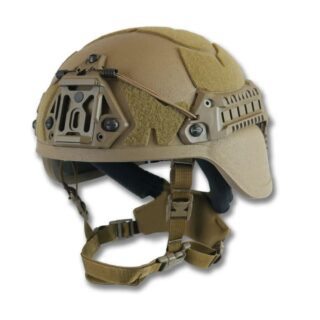 Балістична каска шолом Sestan-Busch. Helmet BK-ACH-MICH Закриває Вуха NIJ-IIIA Койот