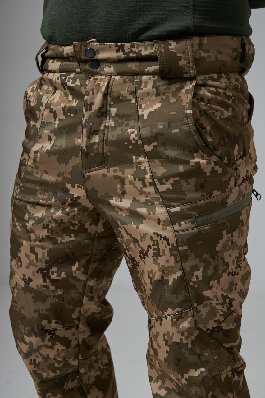 Штани Soft Shell Піксель ЗСУ SKMilitary - Зображення 3