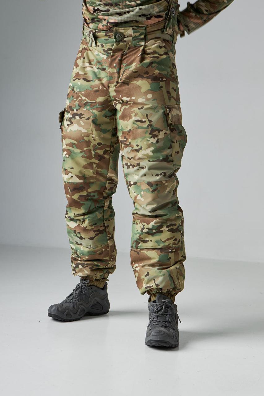 Штани зимові Taslan мультикам на підтяжках, до -15*С