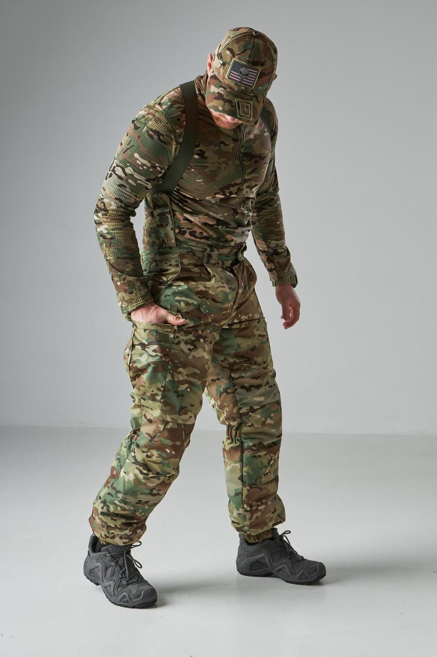 Штани зимові Taslan мультикам на підтяжках, до -15*С - Зображення 5