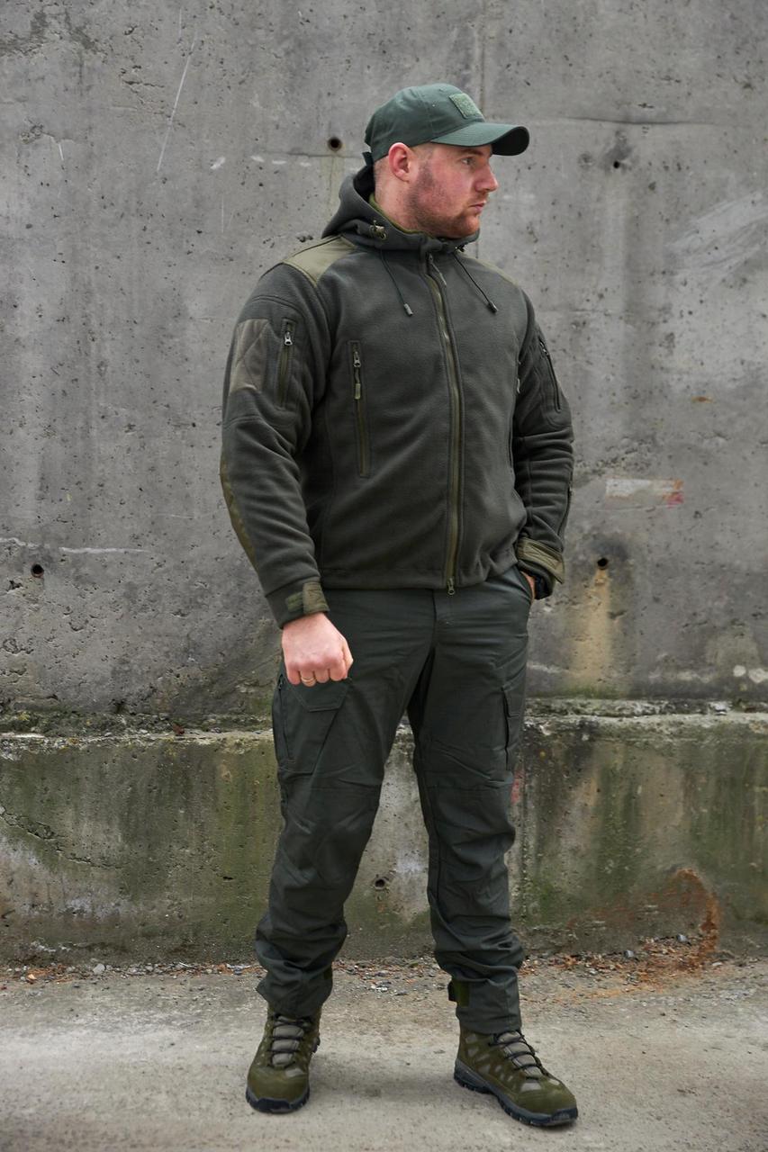 Флісова куртка SHARK SKIN GEN I MILITARY OLIVE олива - Зображення 4