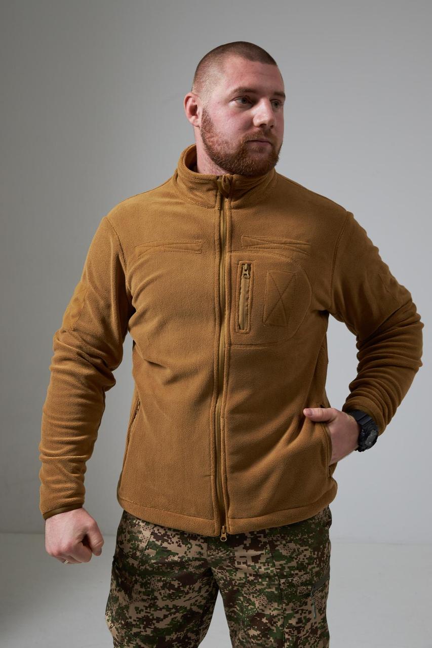 Кофта флісова Polartec койот Military - Зображення 2