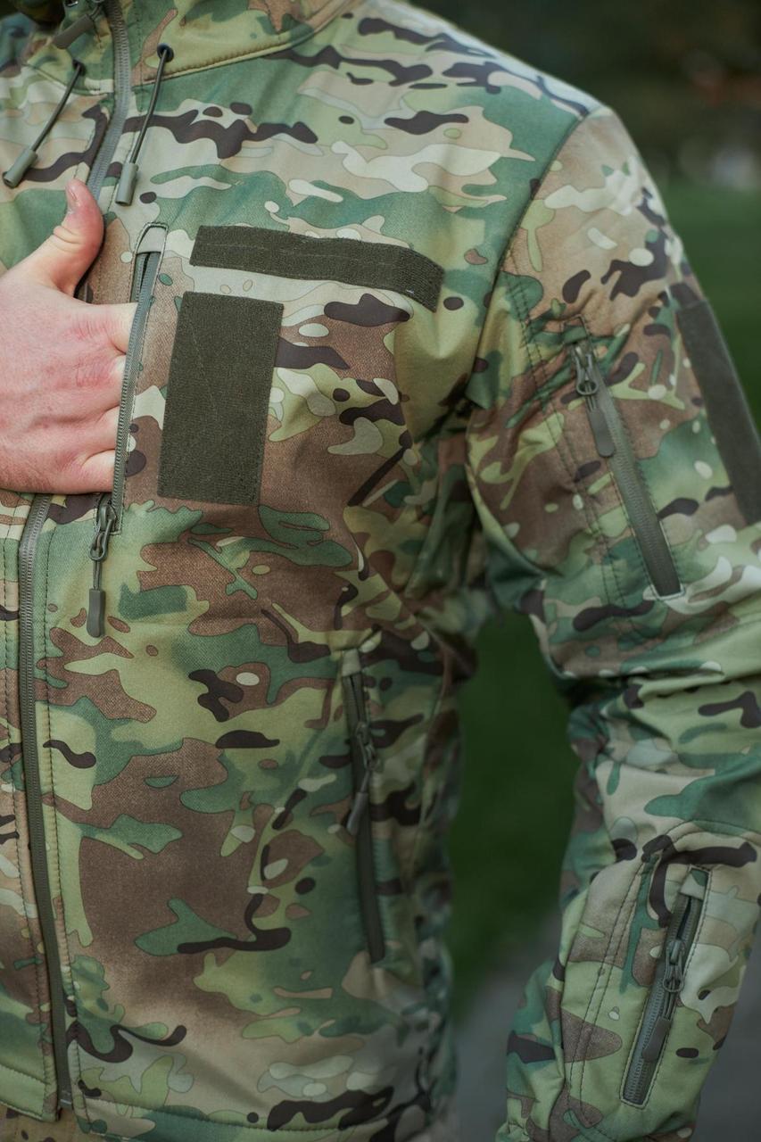 Куртка Soft Shell SKMilitary Multicam - Зображення 3