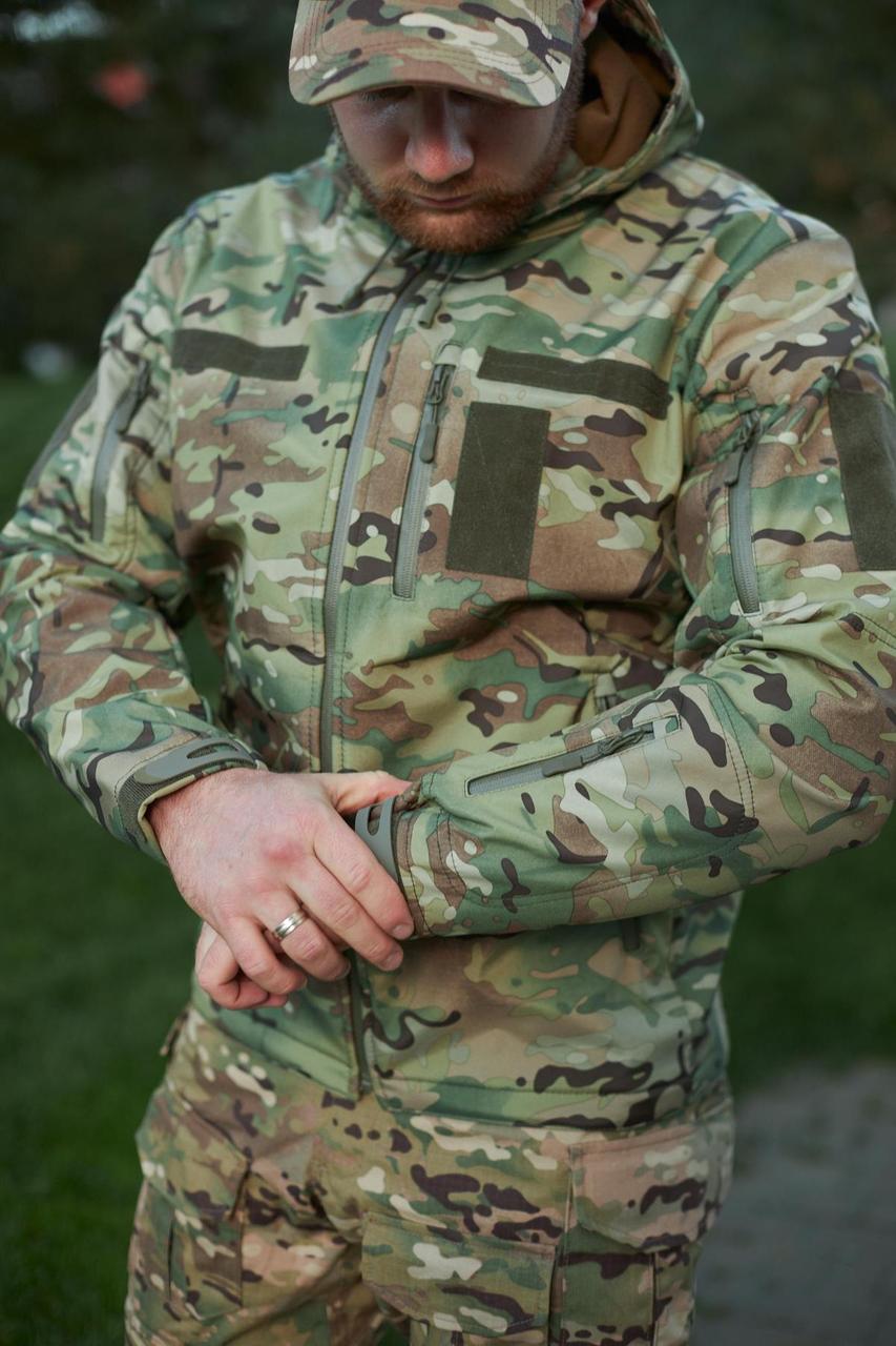 Куртка Soft Shell SKMilitary Multicam - Зображення 7