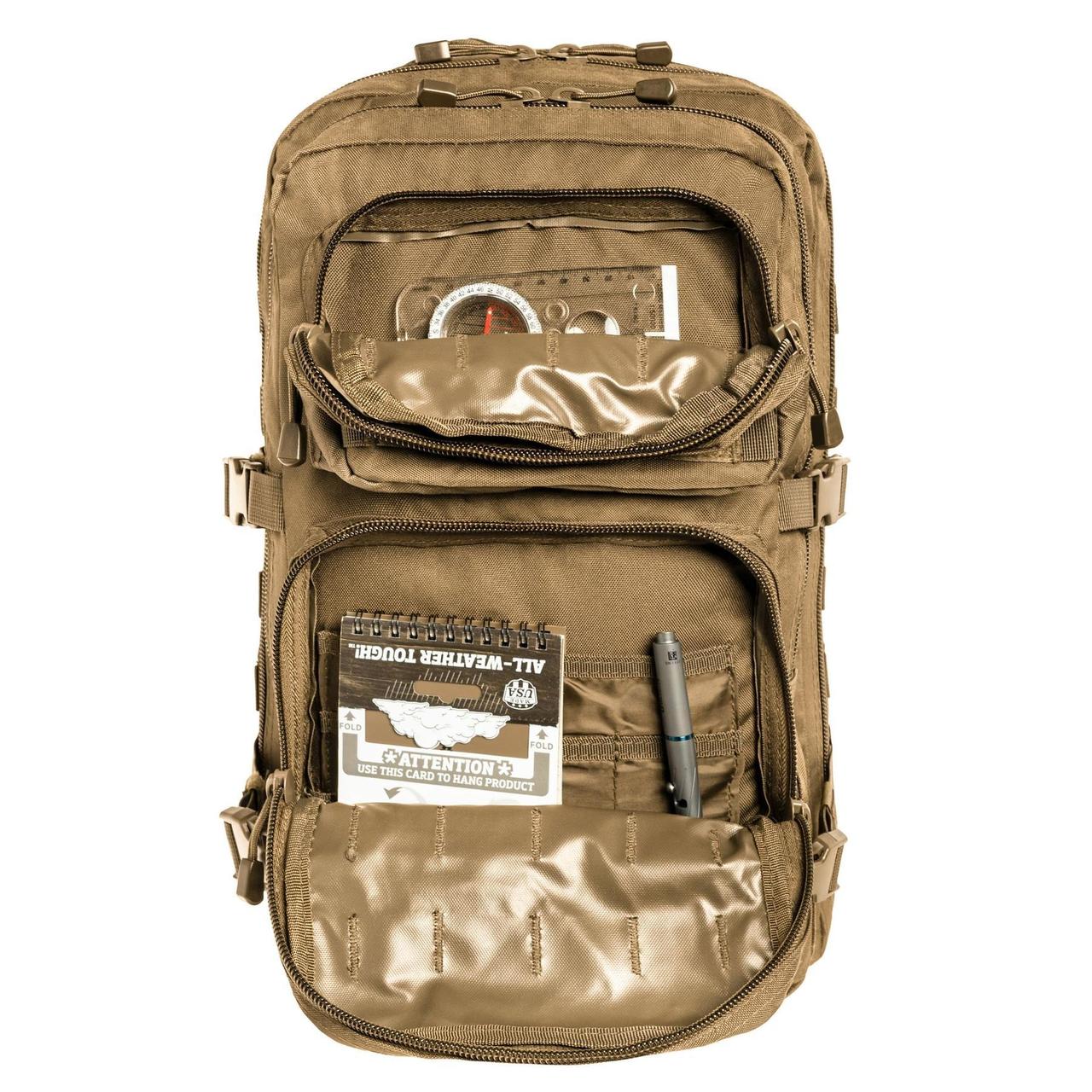 Рюкзак Sturm Mil-Tec Assault Pack Large 36 л - Coyote Brown - Зображення 4
