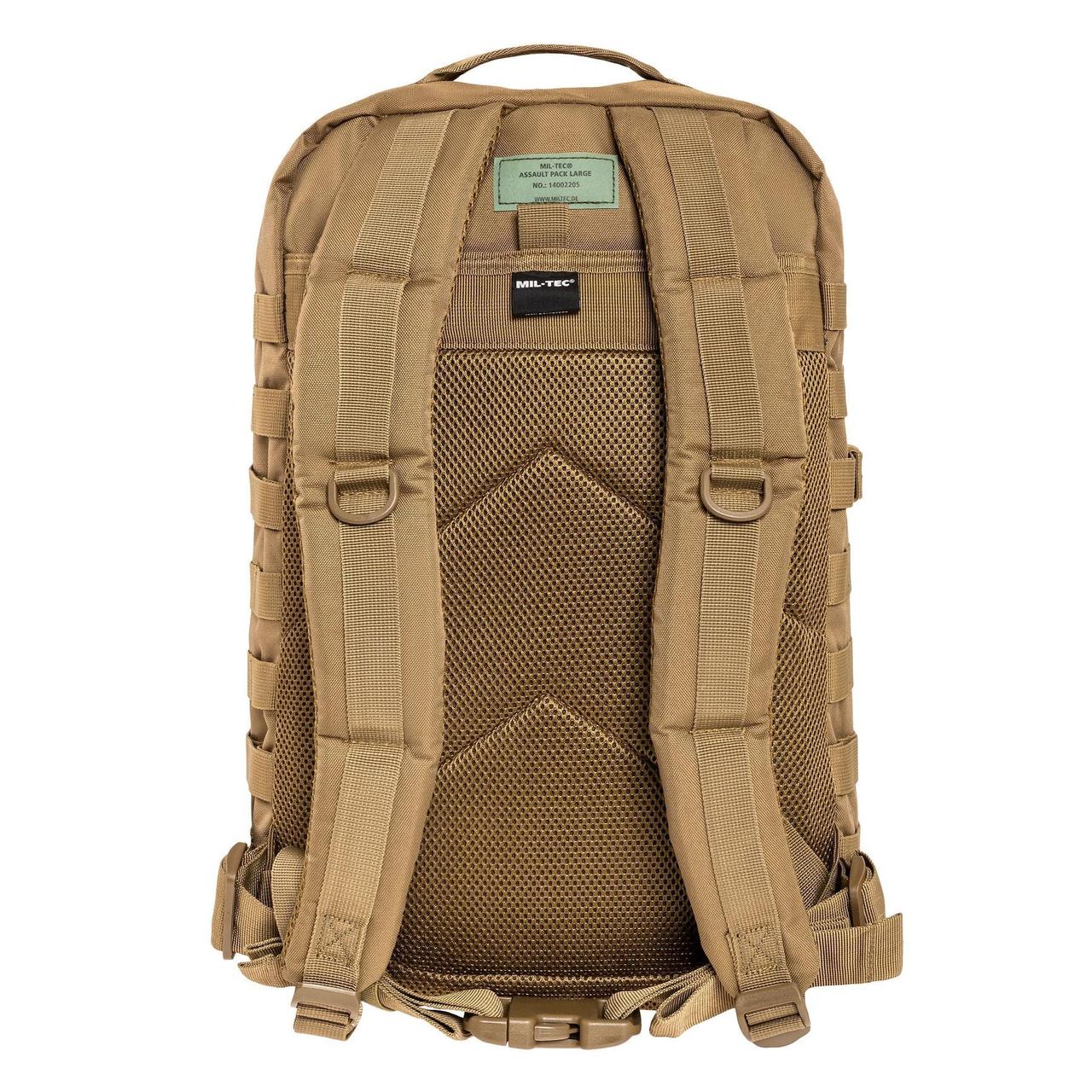 Рюкзак Sturm Mil-Tec Assault Pack Large 36 л - Coyote Brown - Зображення 9