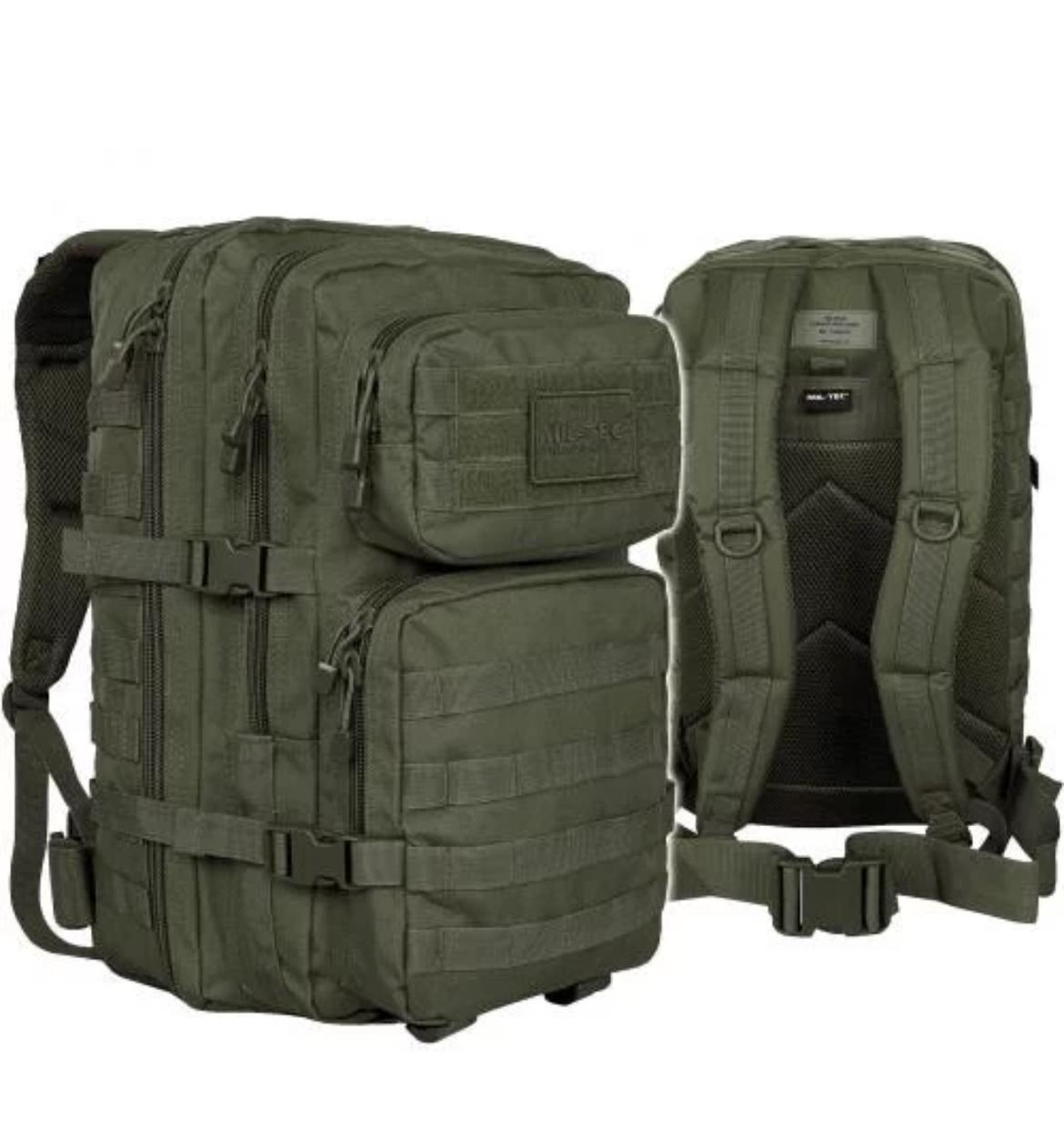 Рюкзак тактичний 36 літрів Mil-Tec Large Assault Pack Olive - Зображення 3