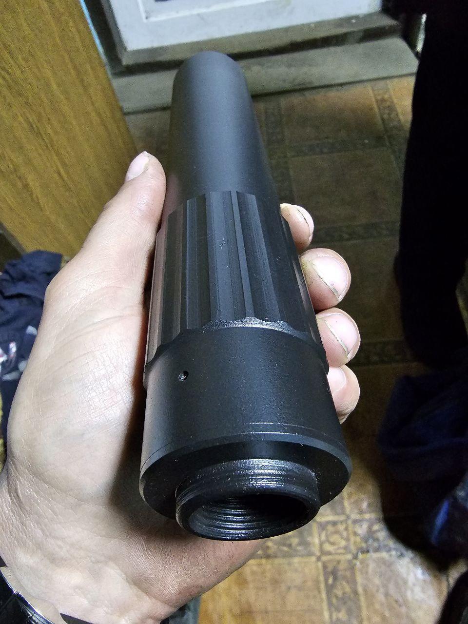 Глушник 7.62 газорозвантажений 2в1 ПБС (75 % )+Полум'ягасник - Зображення 3