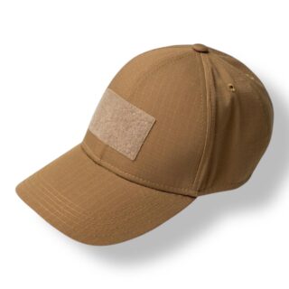 Бейсболка військова з велкро панеллю ріп-стоп, койот Military