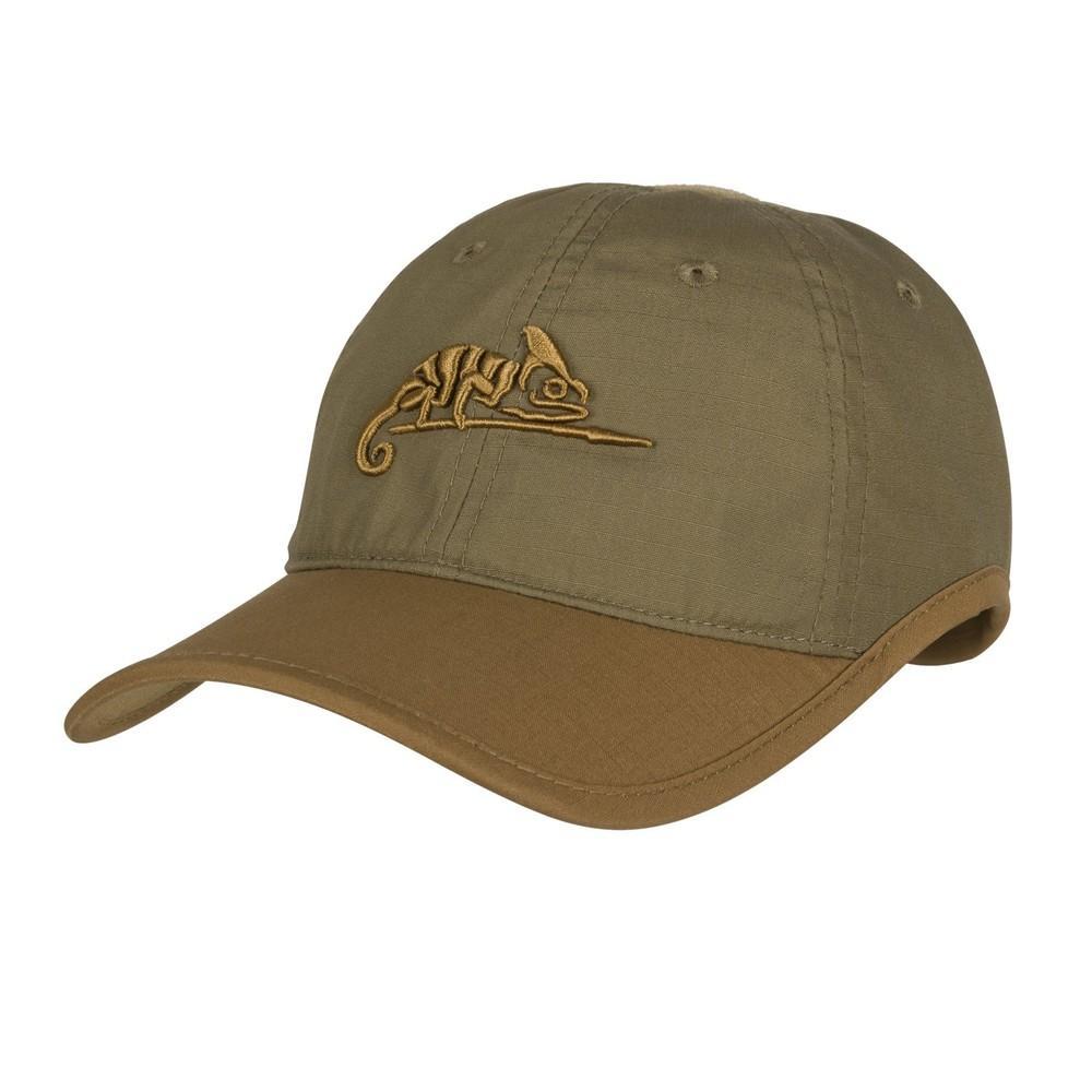 Бейсболка Helikon-Tex Logo Cap – PolyCotton Ripstop Adaptive Green/Coyote