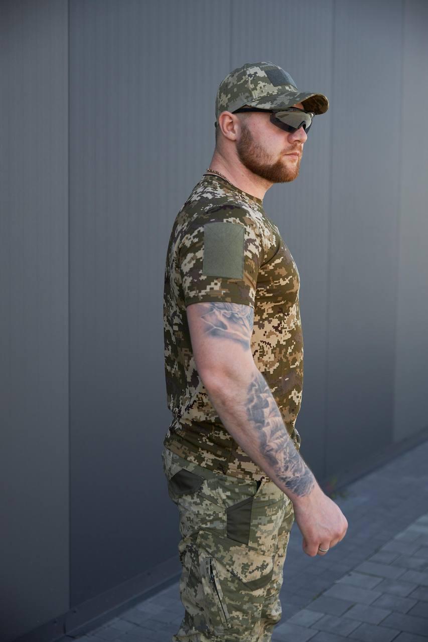 Футболка літня Cool Max з велкро панелями, Піксель ЗСУ - Зображення 2