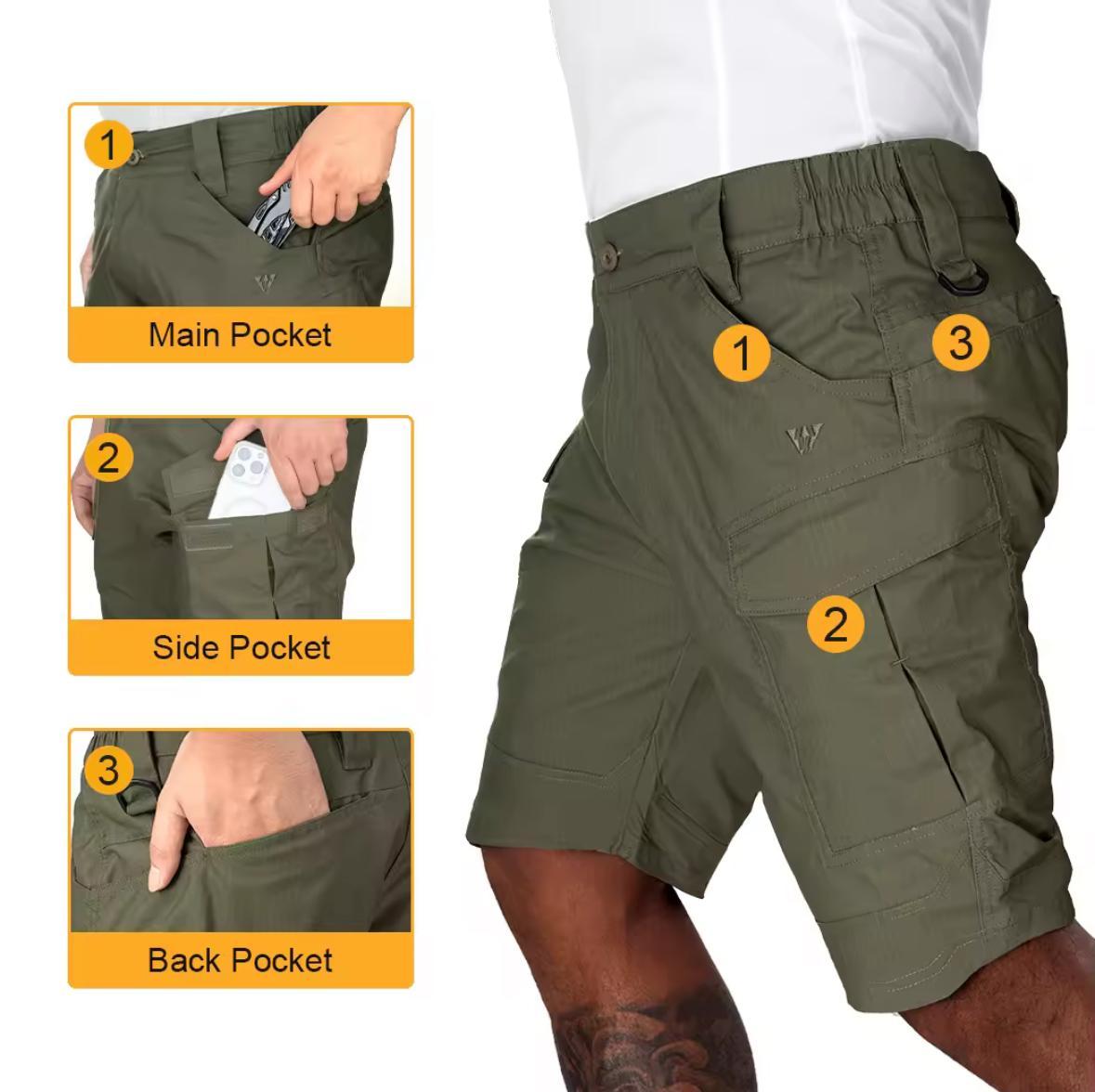 Літні тактичні шорти IDOGEAR Tactical Cargo, Olive - Зображення 6