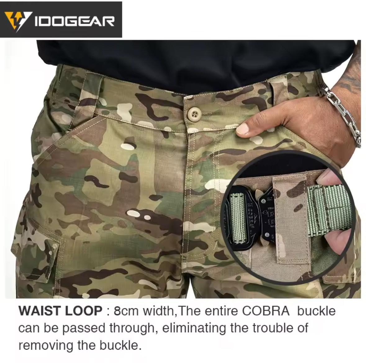Літні тактичні шорти IDOGEAR Tactical Cargo, Multicam - Зображення 8