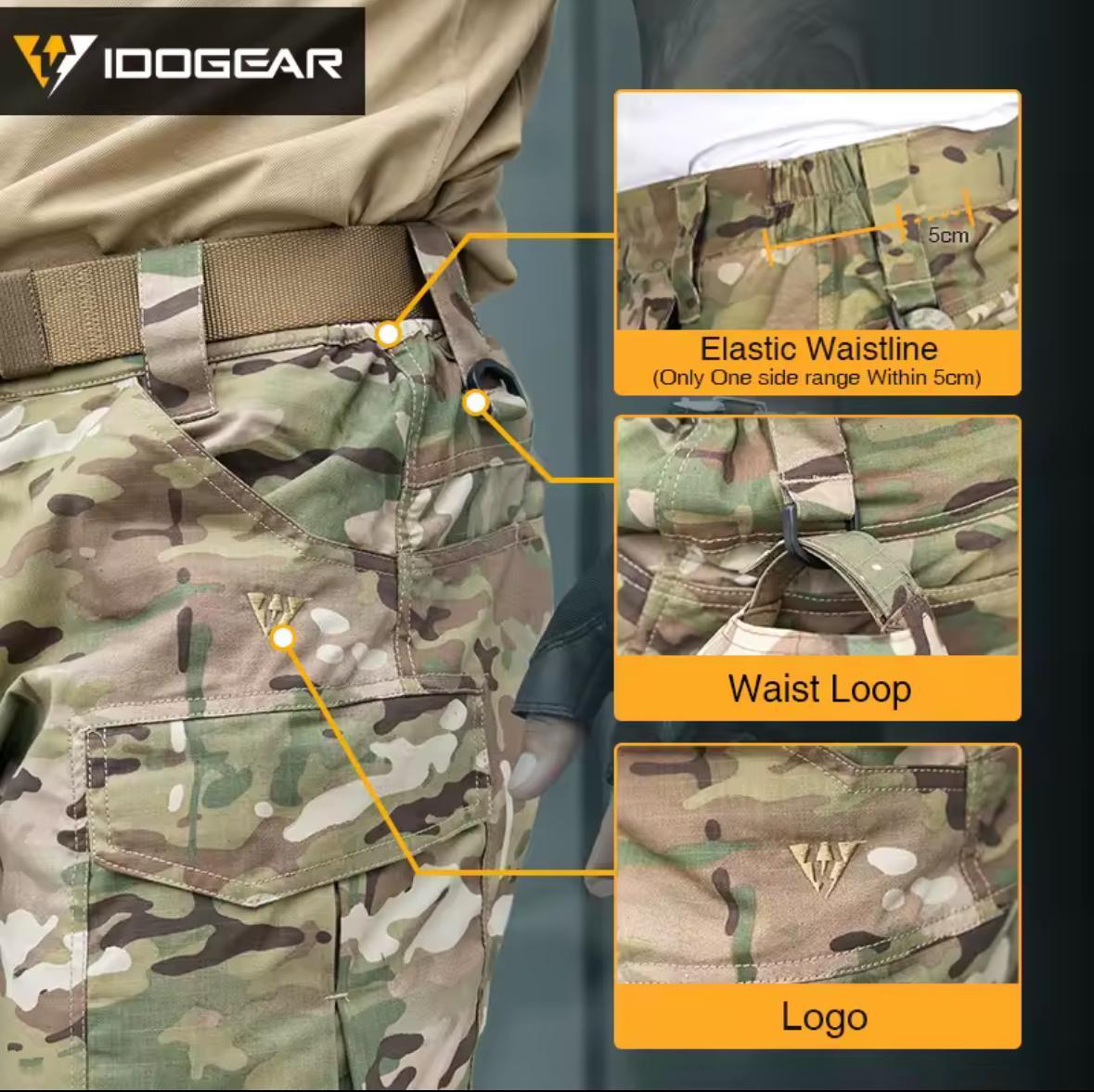 Літні тактичні шорти IDOGEAR Tactical Cargo, Multicam - Зображення 9