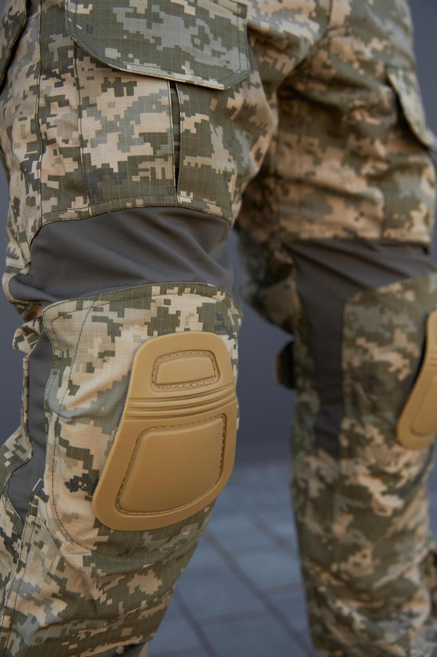 Тактичні штани з наколінниками+ FLEX вставки, піксель ЗСУ - Зображення 7