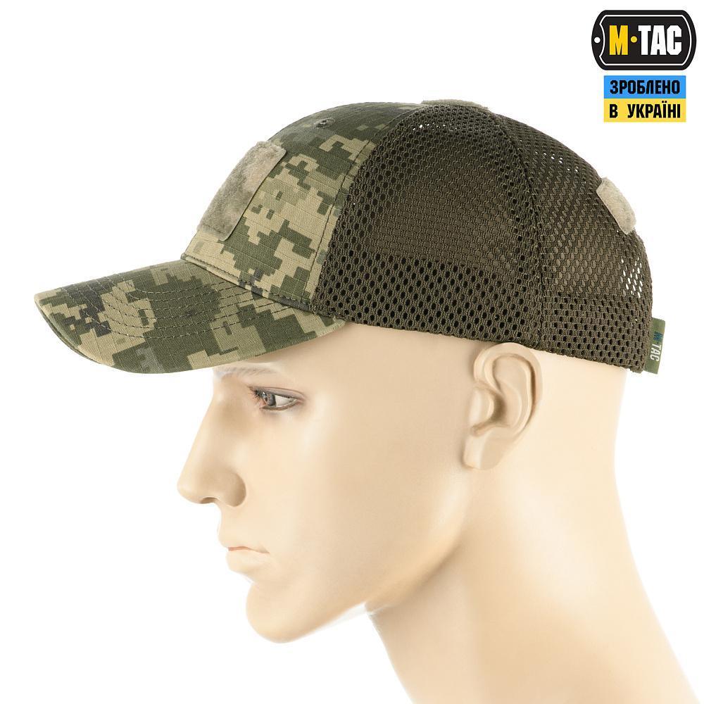 M-TAC БЕЙСБОЛКА ТАКТИЧНА З СІТКОЮ RIP-STOP MM14 Артикул: 40596030 - Зображення 3