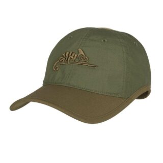 Бейсболка Helikon-Tex Logo Cap – PolyCotton Ripstop Olive Green/Adaptive Green