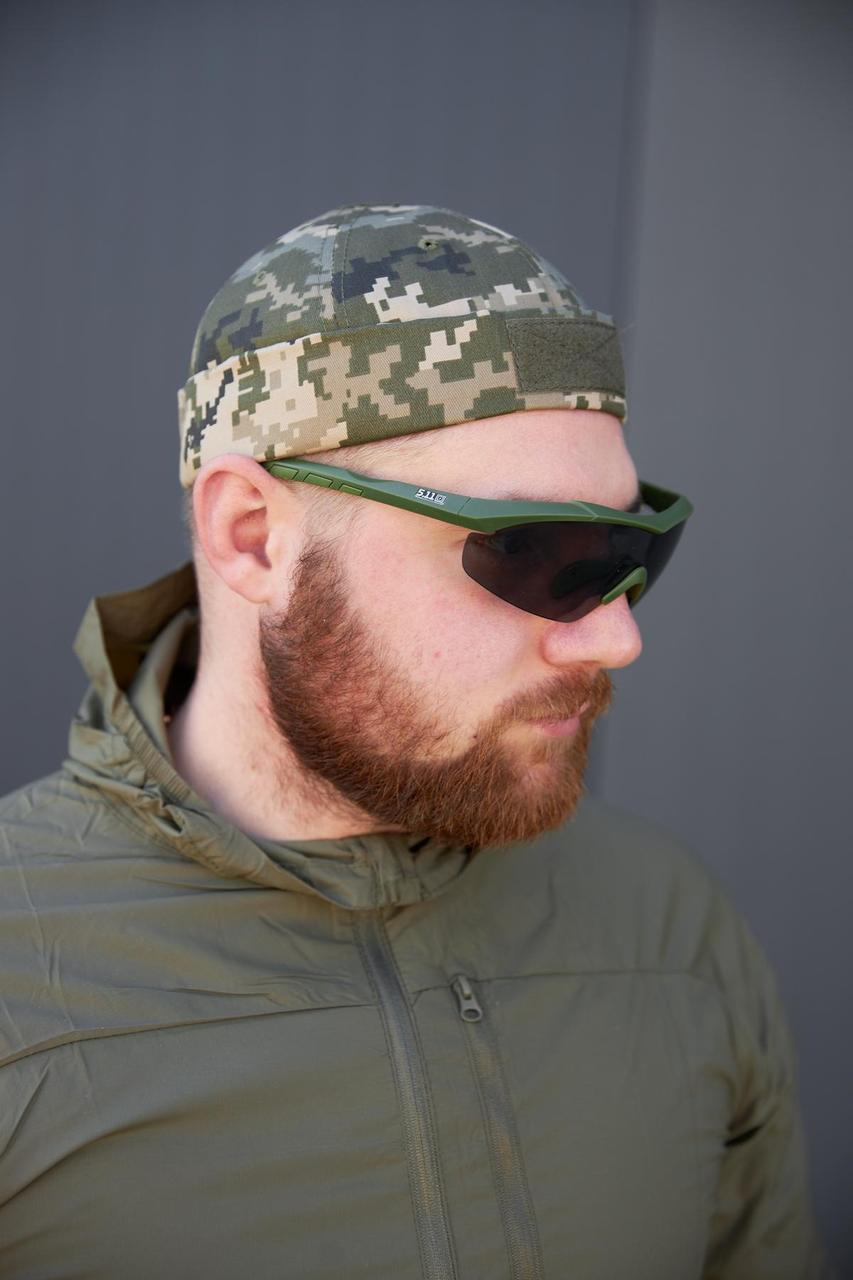 DOKER-CAP літня з сіткою (Докерка, кепка без козирка, з ліпучкою) піксель ЗСУ - Зображення 2