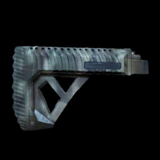 Приклад Гумовий 24 см з тильником та сталевим посиленням пеналом АК47 АК74 АКМ Камуфляж