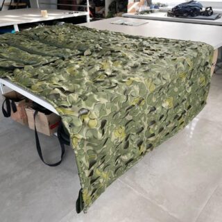 Тент Антитепловізор Тришаровий з металізованим шаром і з'єднувальними люверсами 150x150 Камуфляж