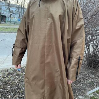 Дощовик волого захисна накидка тент, намет Койот розмір L-до 190 см