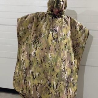 Дощовик Пончо Захист від тепловізорів Подвійний шар Тривалість дії 30 - 40 хв. Мультикам