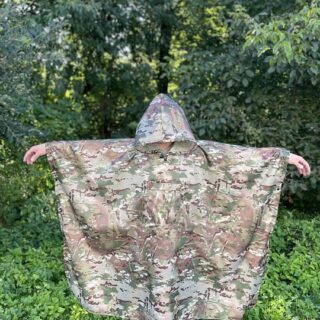 Дощовик пончо анти -тепловізор з карманом Мультикам