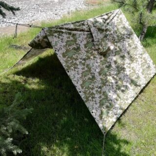 Дощовик волого захисна накидка тент, намет піксель розмір М -До 178 см