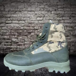 Тактичні берці Зимові Хутро з ступінатором 47-50 розмір Олива / Піксель