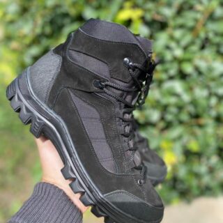 Тактичні зимові ботинки утеплювач Хутро Чорні