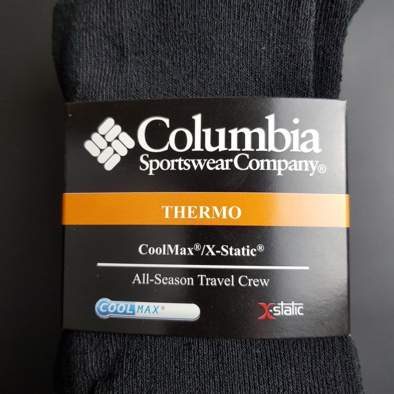 Комплект Термо носки Розмір (41-46) Columbia 6 шт Чорний, Сірий, Синій - Зображення 5
