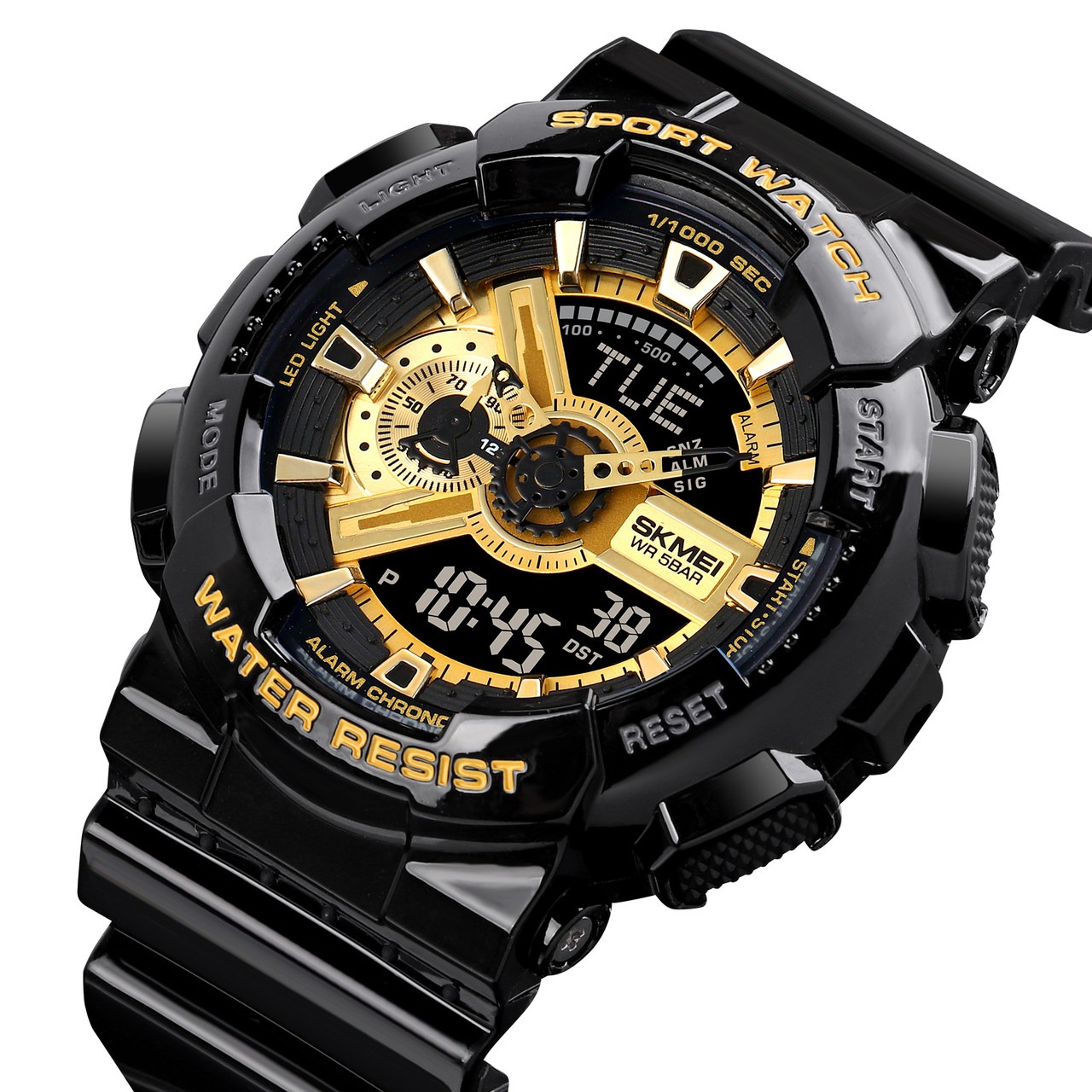 Skmei 1834 Black-Gold - Зображення 2