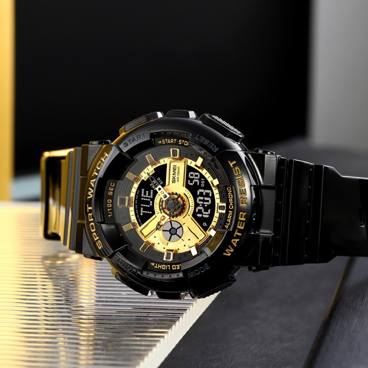 Skmei 1834 Black-Gold - Зображення 4