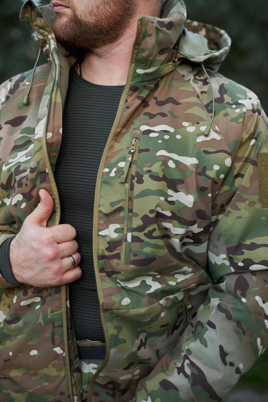Тактична зимова мембранна куртка AK 2.0 LVL 7 Multicam"Snow Defender" 200 GR - Зображення 8