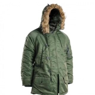 Куртка парка Аляска з хутром Mil-Tec N3B BASIC Оливкова