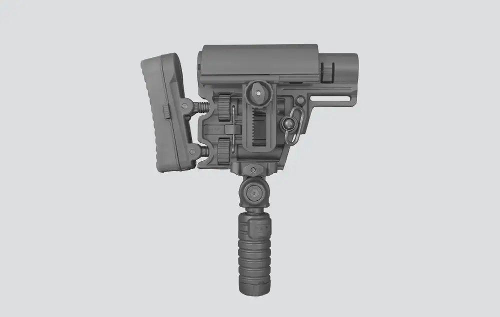 Тактична ручка переносу вогню DLG M-Lok, має 5 фіксованих положень. - Зображення 4