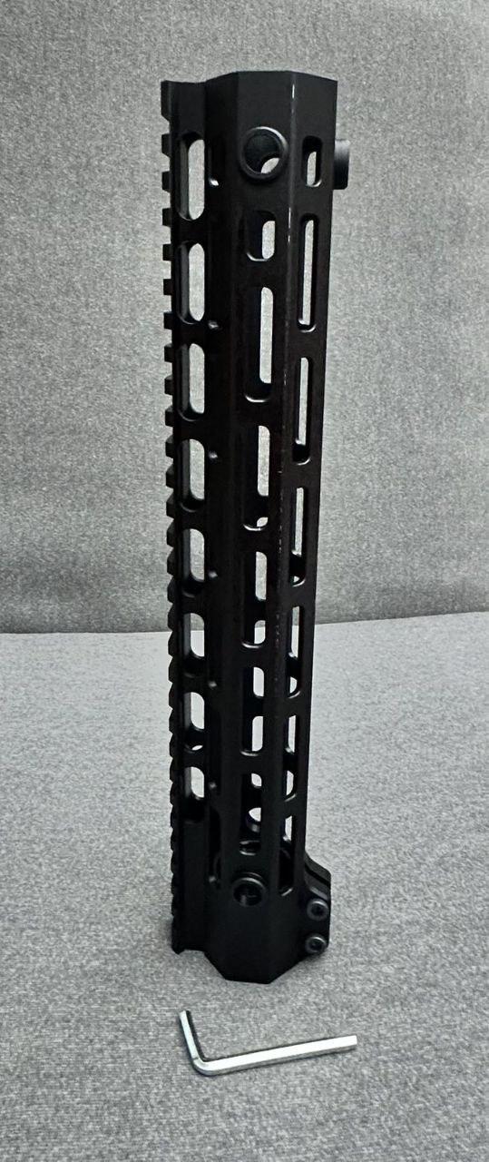 Обвіс для AR15 з Цівкою 38.1 см Чорний - Зображення 2