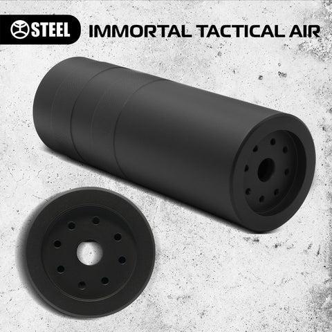Глушник газорозвантажений нержавіючої сталі TACTICAL IMMORTAL AIR 7.62(.308 Win) карабіни Savage MSR 10, J різьба на вибір : - Зображення 3