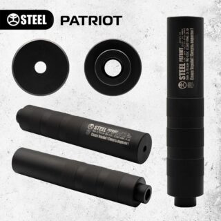 Глушник PATRIOT калібр 5.56/223 Різьба 1/2"-28 Чорний