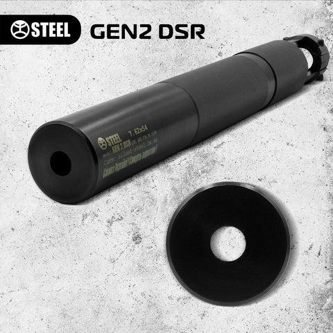 Глушник Калібр 7.62х54 R Тигр Гасіння звуку: 26дБ / 60% Чорний - Зображення 2