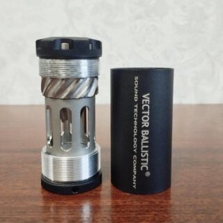 Полум'ягасник-ДТК розбірний 7.62 Vector Balistic М2 зменшує звук на 15% чорний