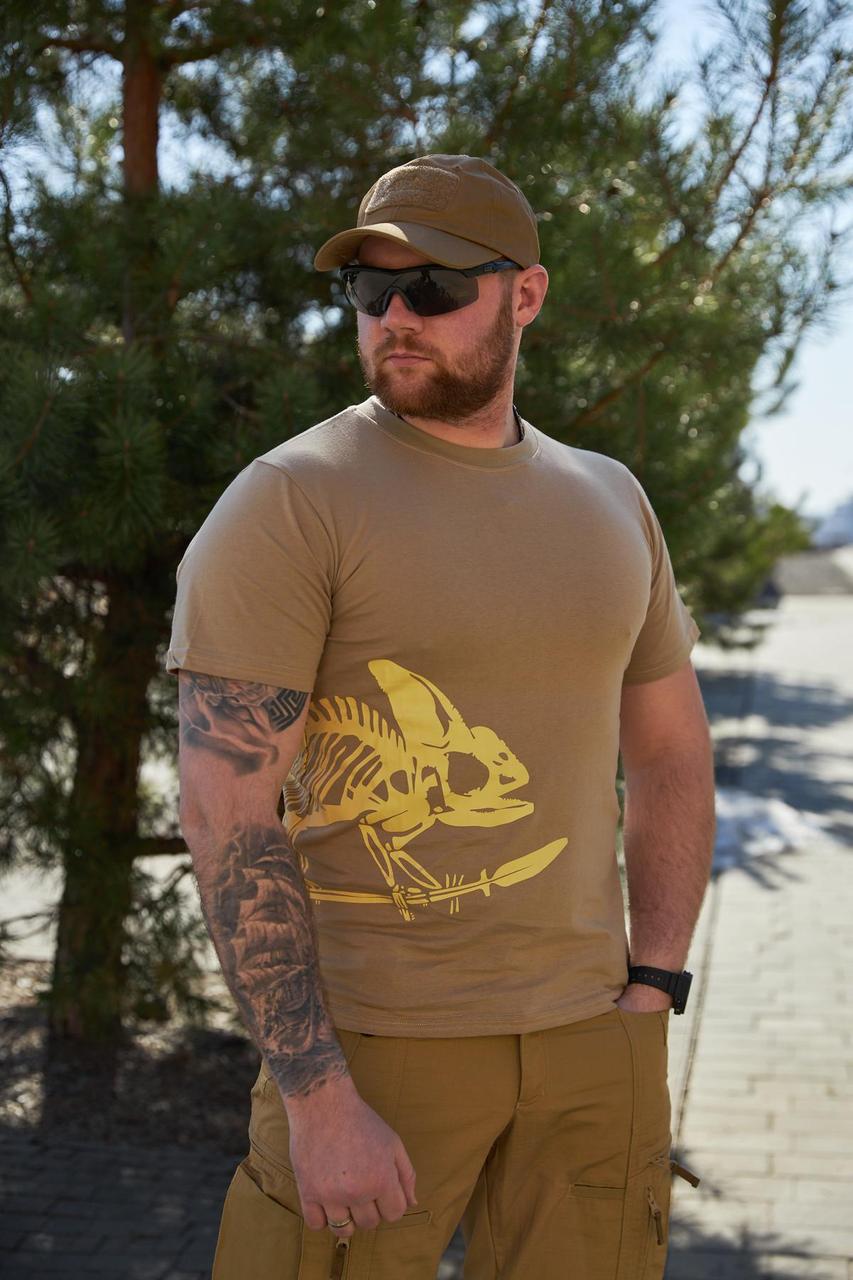 Футболка тактична T-Shirt (Full Body Skeleton) Койот - Зображення 2