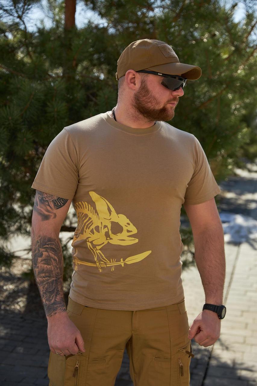 Футболка тактична T-Shirt (Full Body Skeleton) Койот - Зображення 3