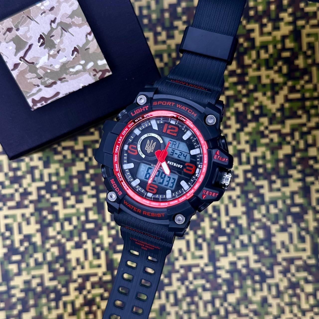 Patriot 012BKRDUAGD Тризуб золото Чорні з червоним + Коробка - Зображення 4