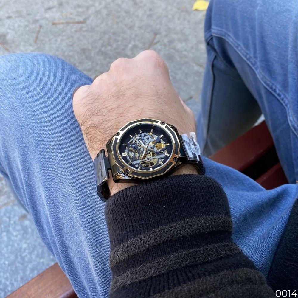 Forsining 8130 Black-Gold-Black - Зображення 8
